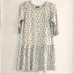 Rumi + Ryder Gray Polka Dot Dress